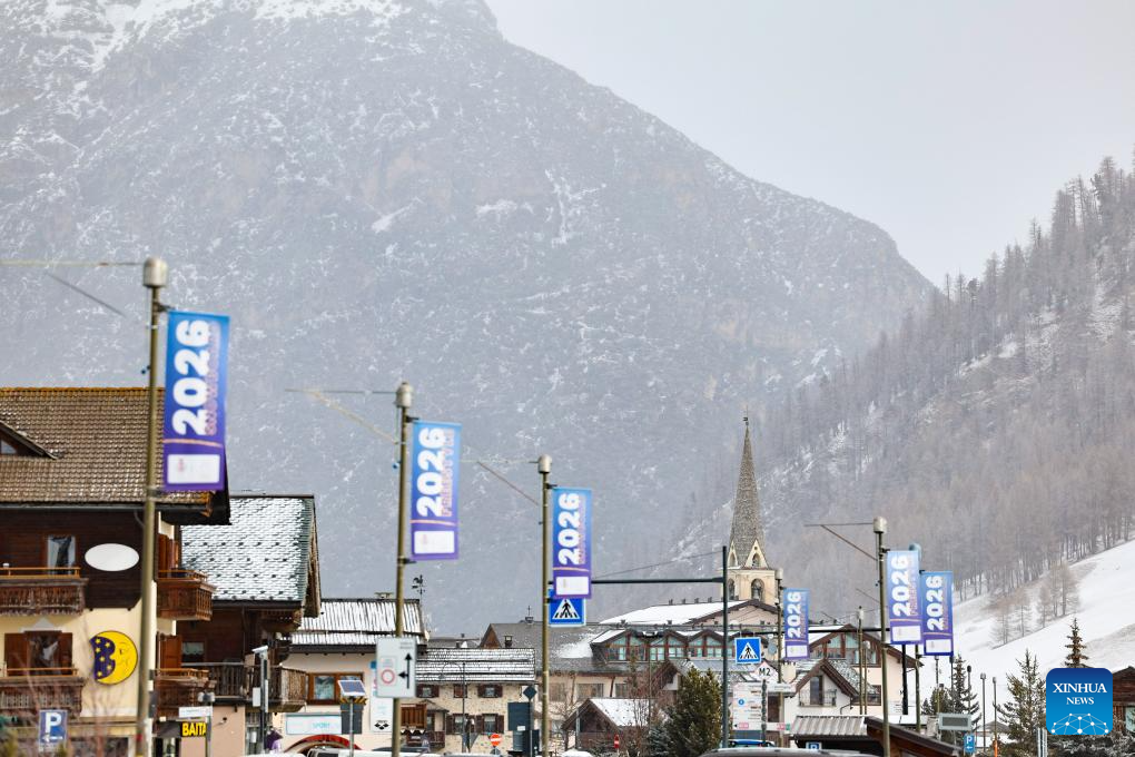 View of Livigno in Italy