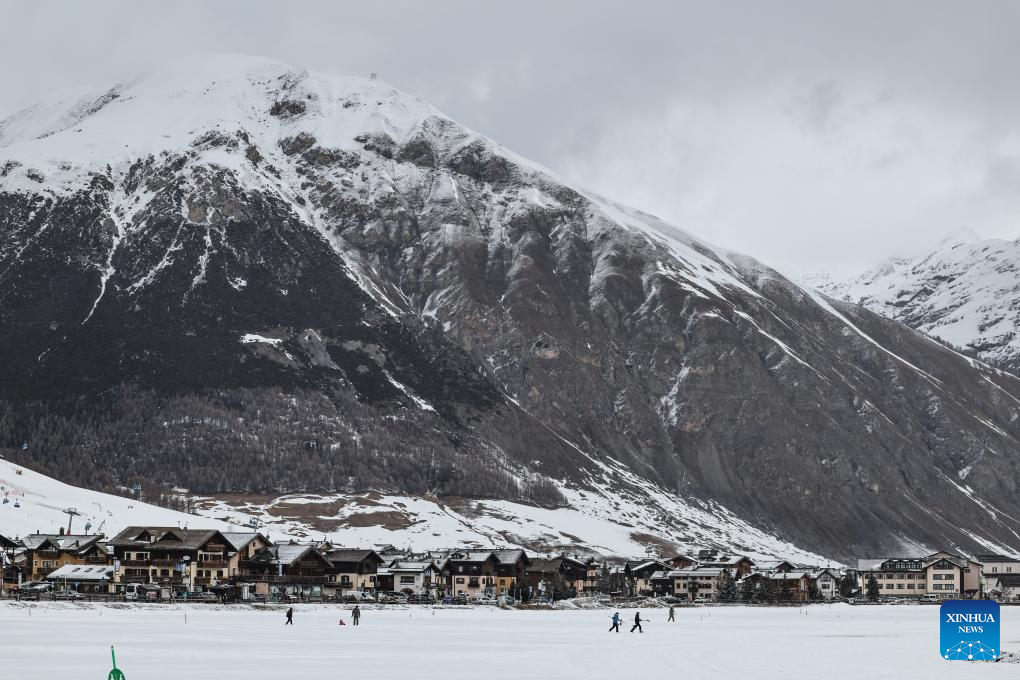 View of Livigno in Italy