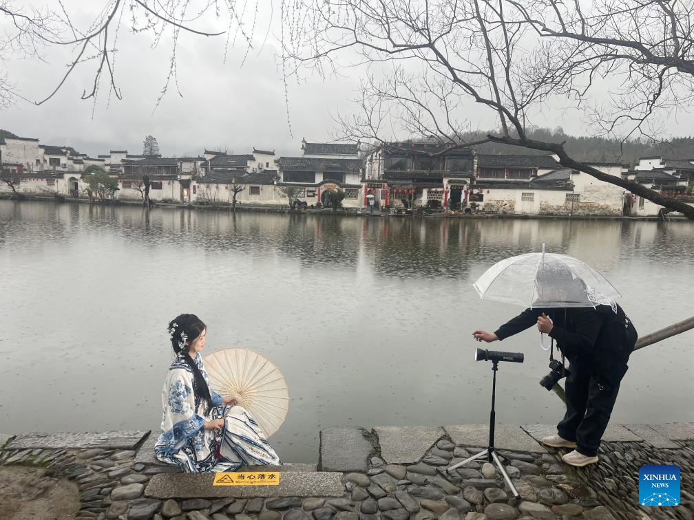 View of Hongcun Village in China's Anhui