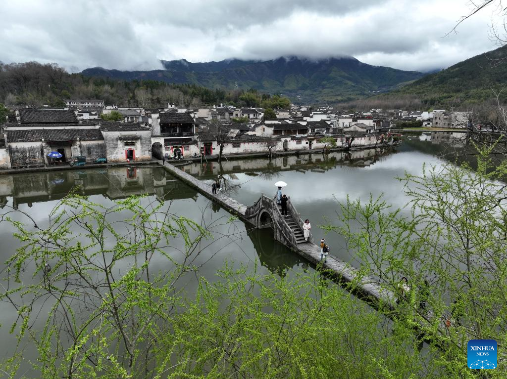 View of Hongcun Village in China's Anhui