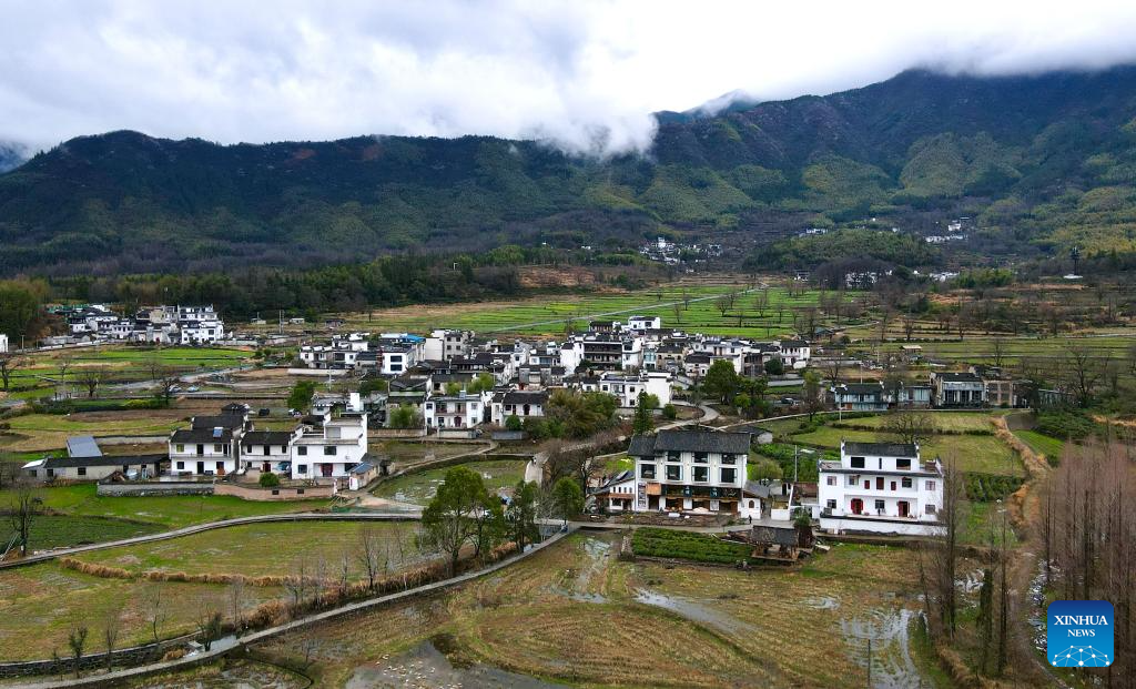 View of Hongcun Village in China's Anhui