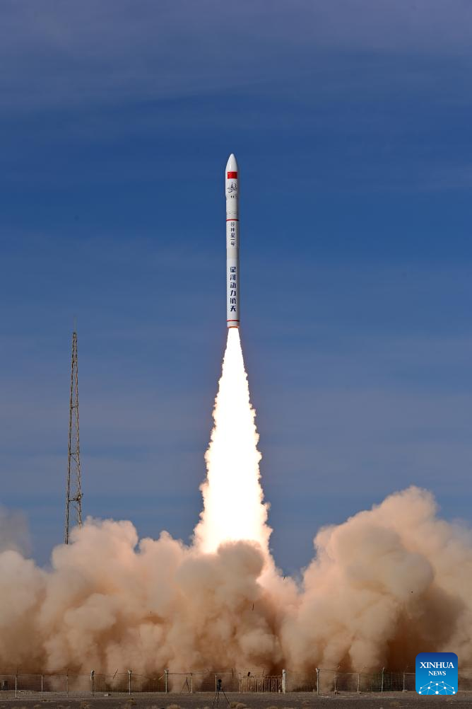 China launches 8 new satellites