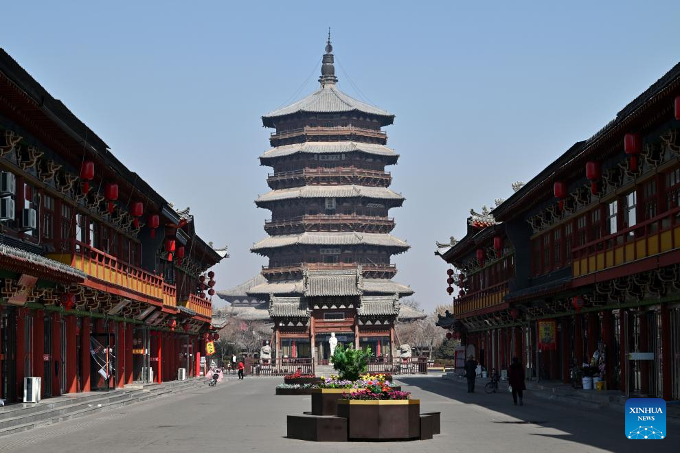 In pics: Sakyamuni Pagoda of Fogong Temple in Yingxian County, China's Shanxi