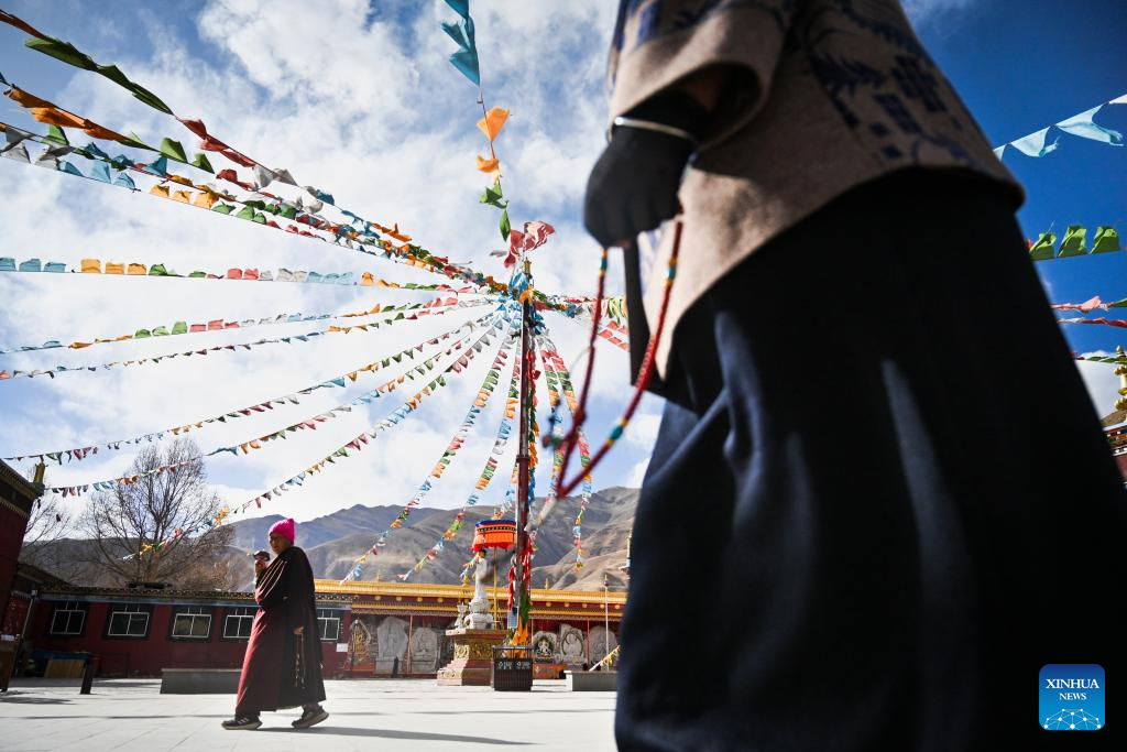 In pics: Cultural relic Jiana mani stone mound in Yushu, China's Qinghai
