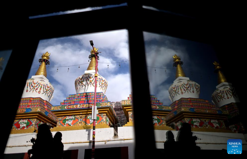 In pics: Cultural relic Jiana mani stone mound in Yushu, China's Qinghai
