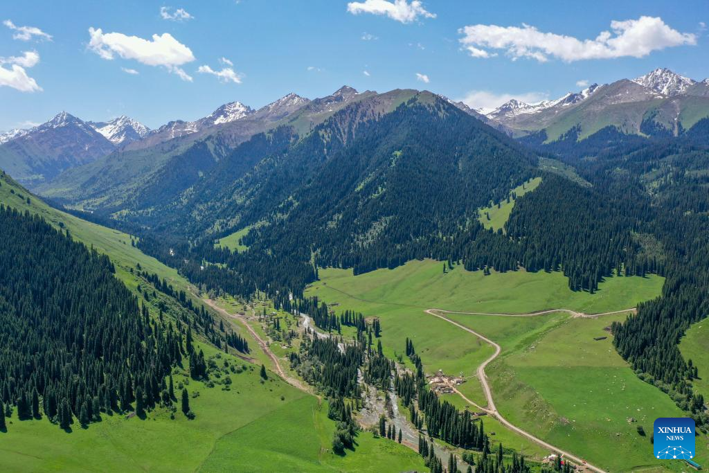 View of Tekes County in China's Xinjiang