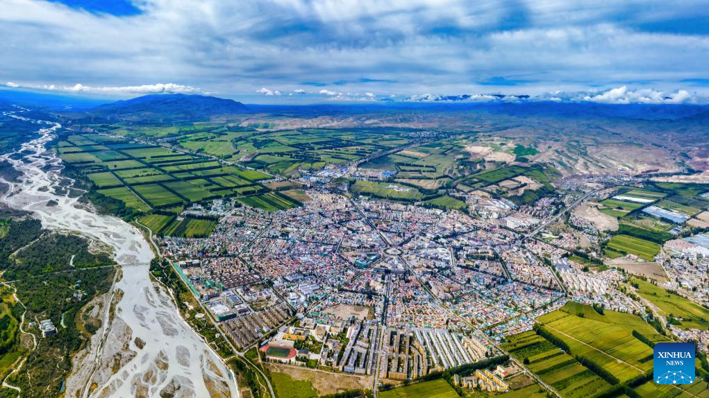 View of Tekes County in China's Xinjiang