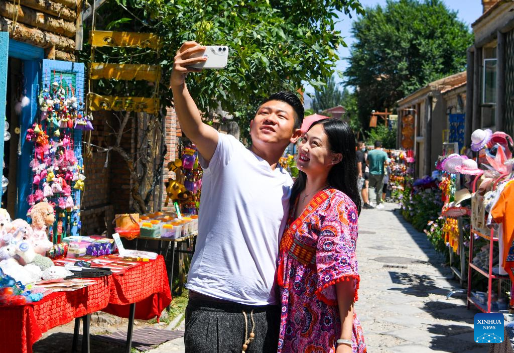 View of Tekes County in China's Xinjiang