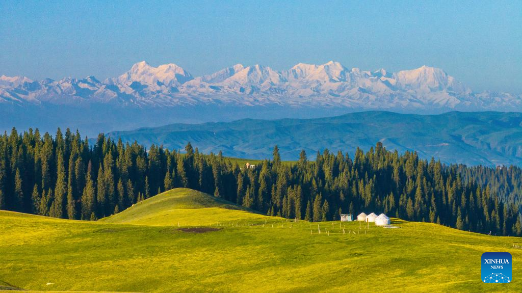 View of Tekes County in China's Xinjiang