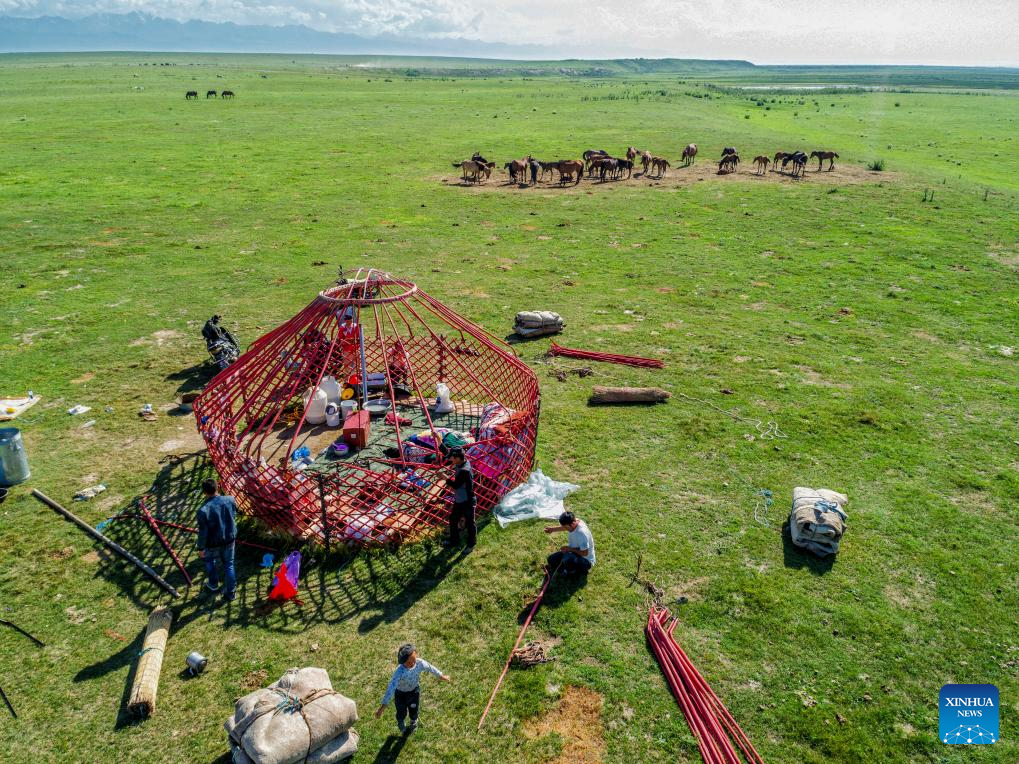 View of Tekes County in China's Xinjiang