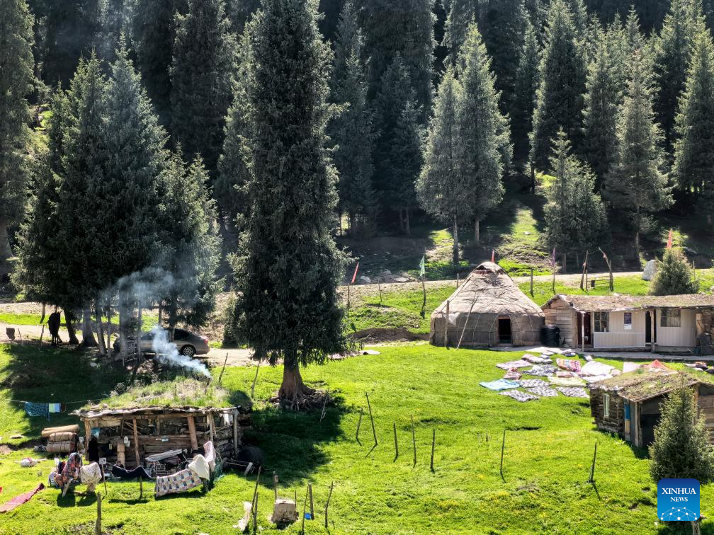 View of Tekes County in China's Xinjiang