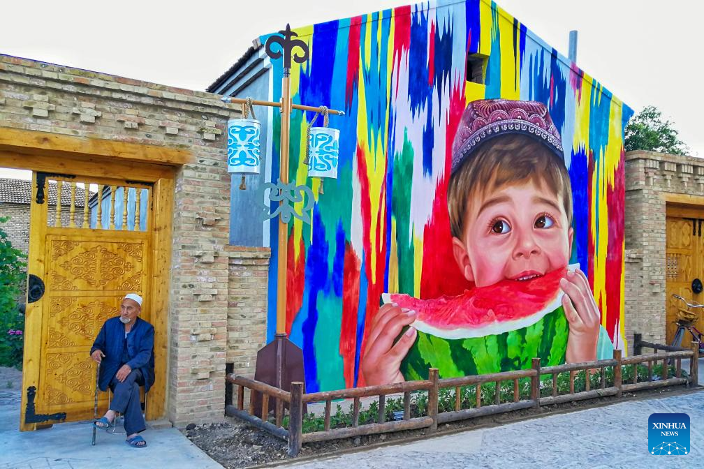 View of Tekes County in China's Xinjiang
