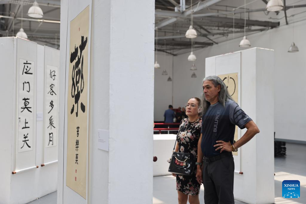 Chinese calligraphy exhibition held in Mexico