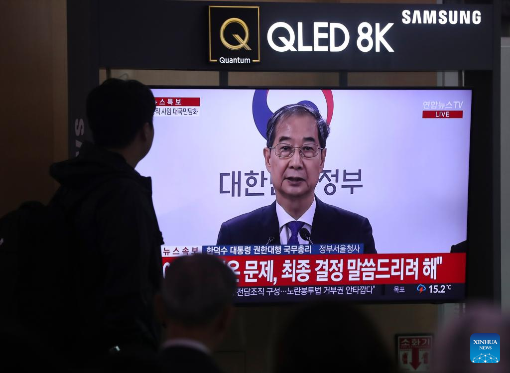 S. Korean acting president, prime minister Han resigns
