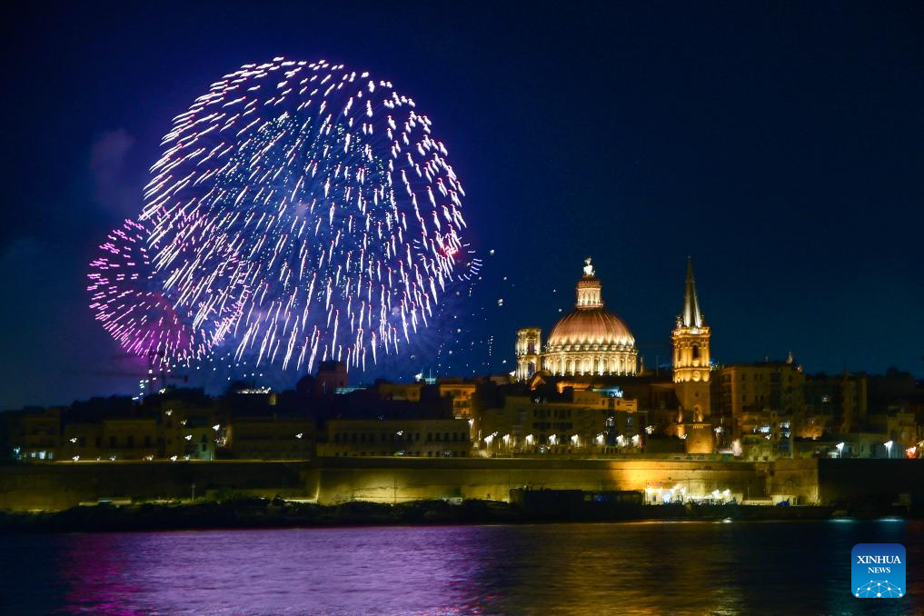 In pics: grand finale of Malta Int'l Fireworks Festival