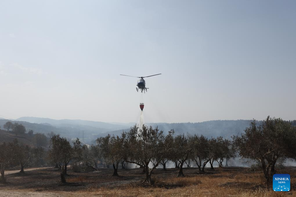Large wildfire near Jerusalem forces evacuations, closes major highway