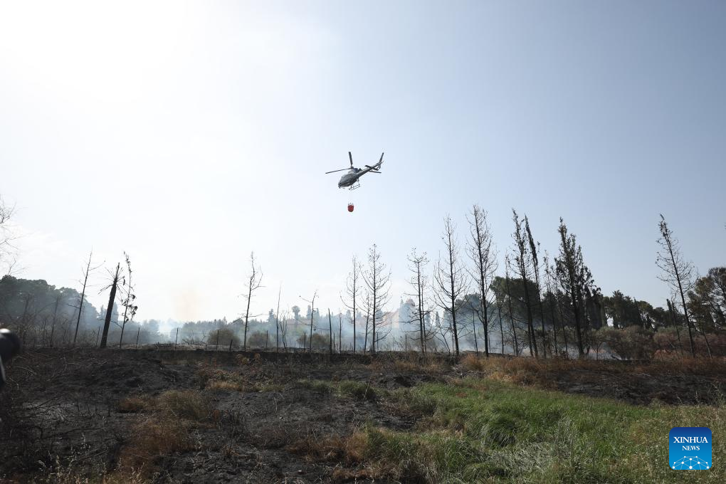 Large wildfire near Jerusalem forces evacuations, closes major highway