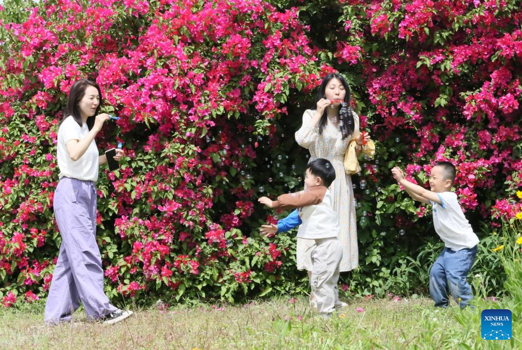 People enjoy early summer across China