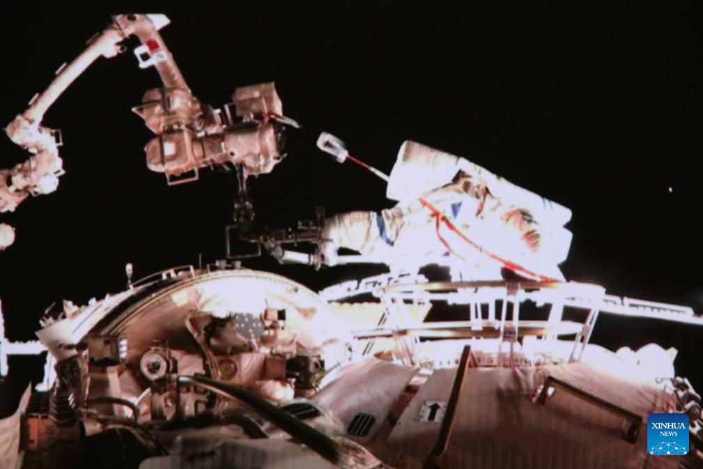 Shenzhou-20 astronauts complete first spacewalk