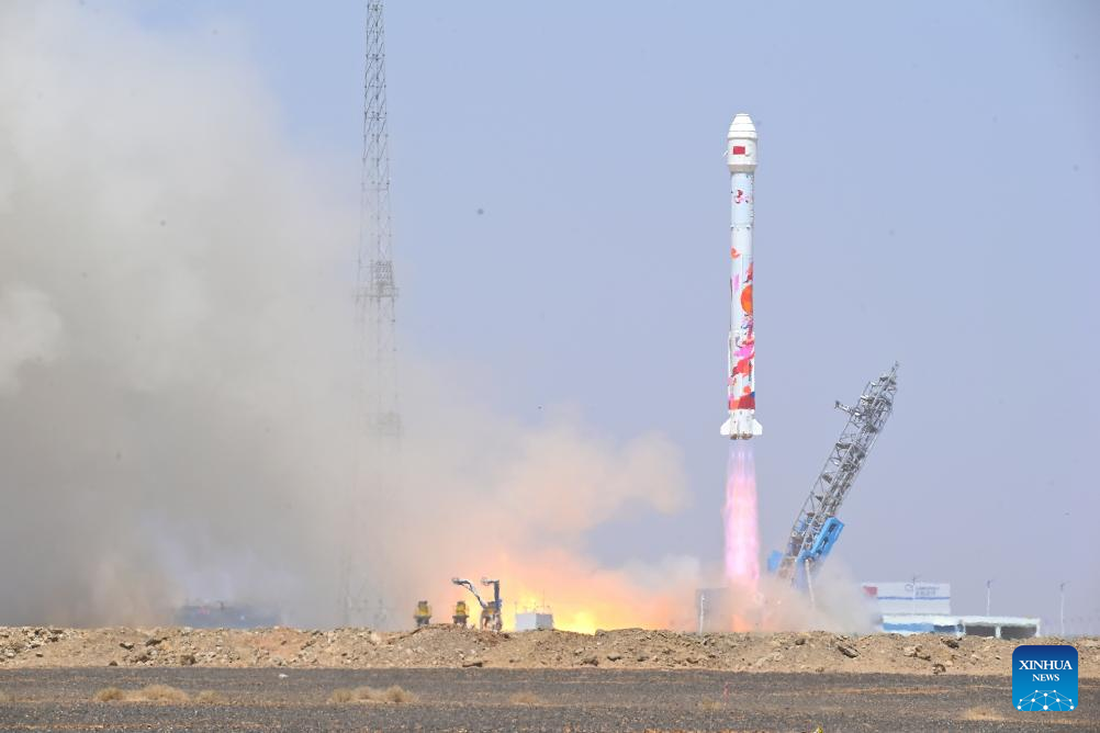 China's commercial rocket sends six satellites into space