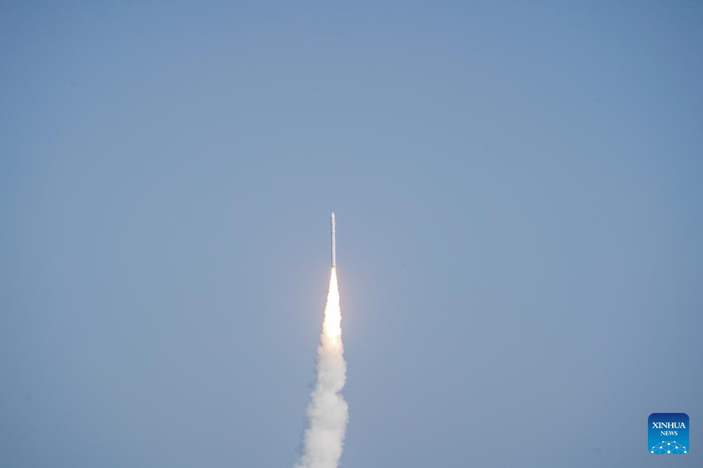 China's CERES-1 rocket launches new satellites from sea