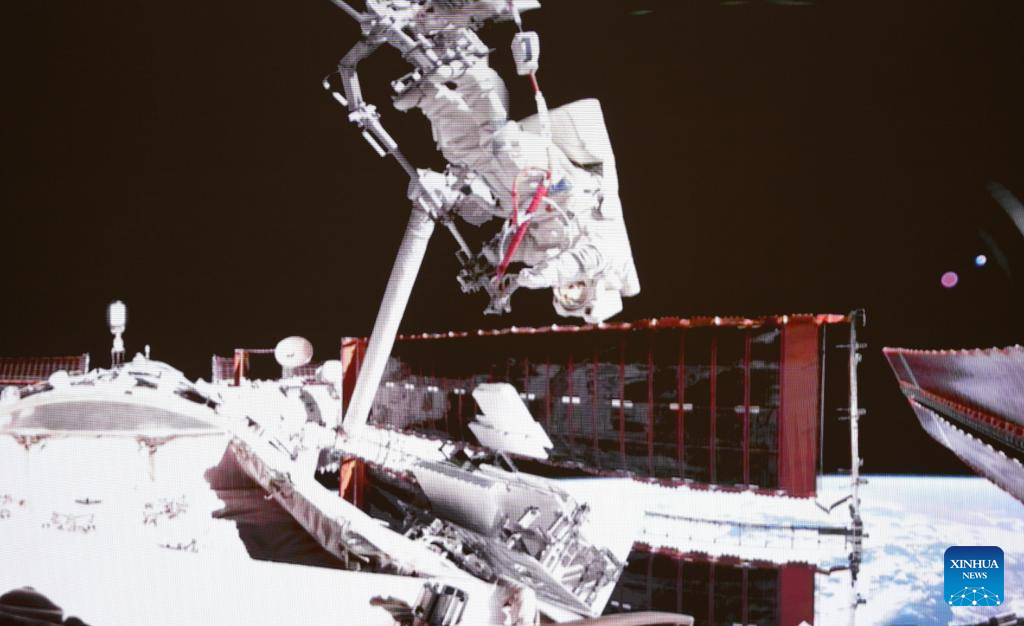 Shenzhou-20 astronauts complete first spacewalk