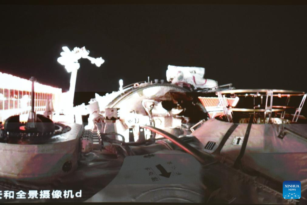Shenzhou-20 astronauts complete first spacewalk