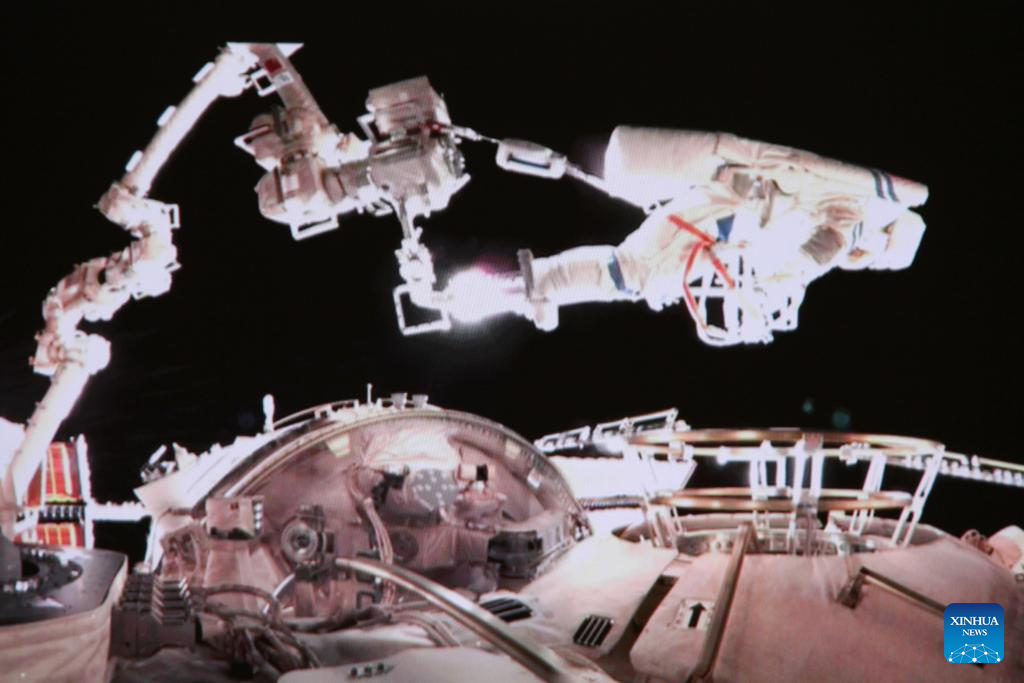 Shenzhou-20 astronauts complete first spacewalk
