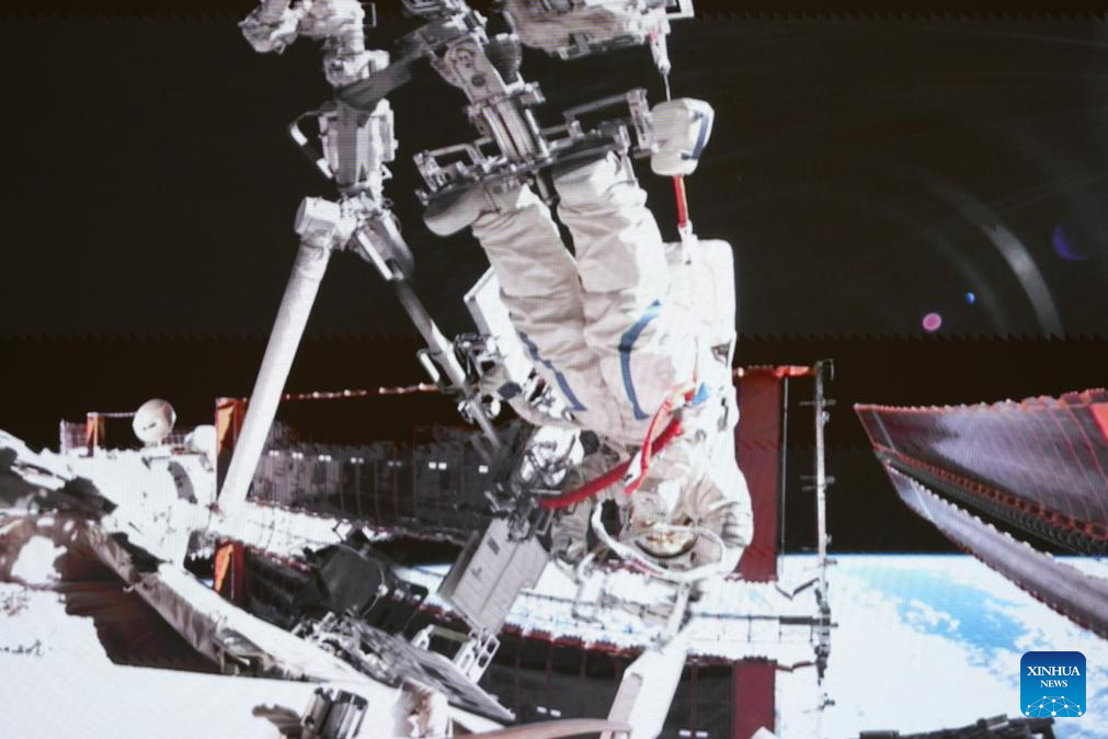 Shenzhou-20 astronauts complete first spacewalk
