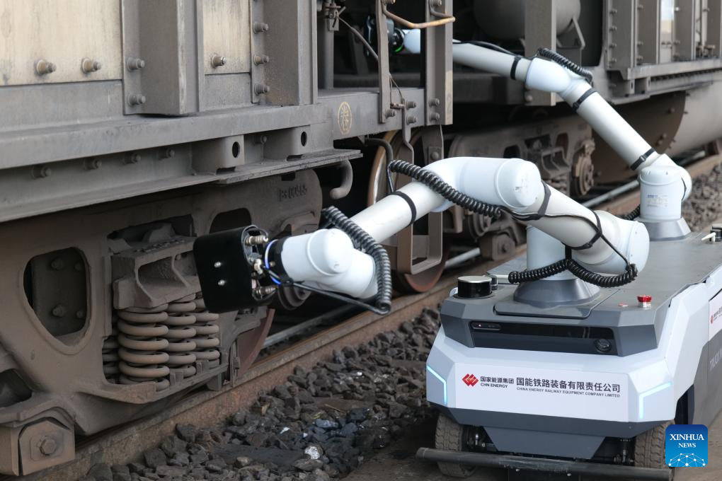 China Focus: China introduces robotic inspection of freight trains