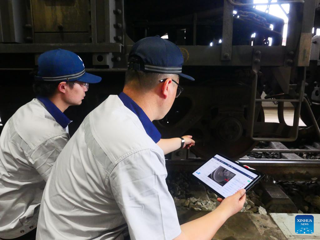 China Focus: China introduces robotic inspection of freight trains