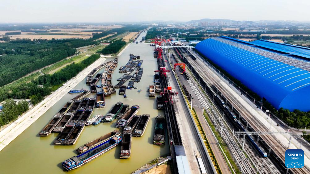 Liangshan Port boosts coal transport efficiency amid summer demand surge