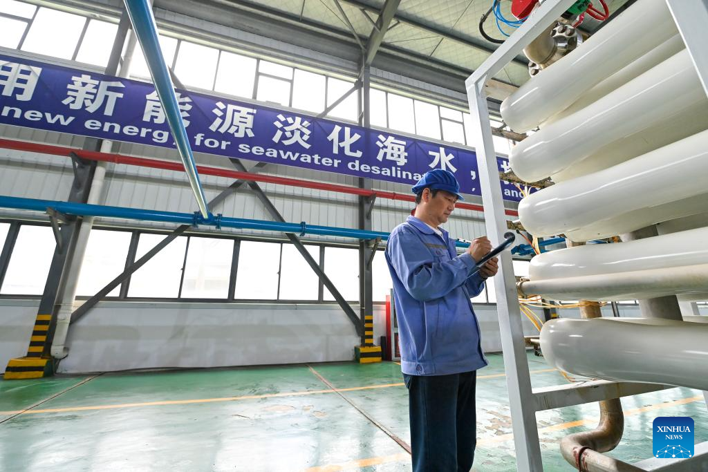 East China's Yancheng city scales up efforts to promote seawater desalination technologies