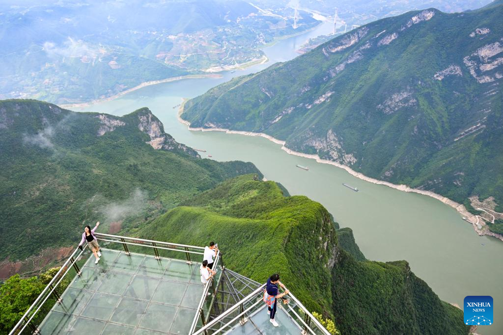 Summer scenery of Qutang Gorge in SW China