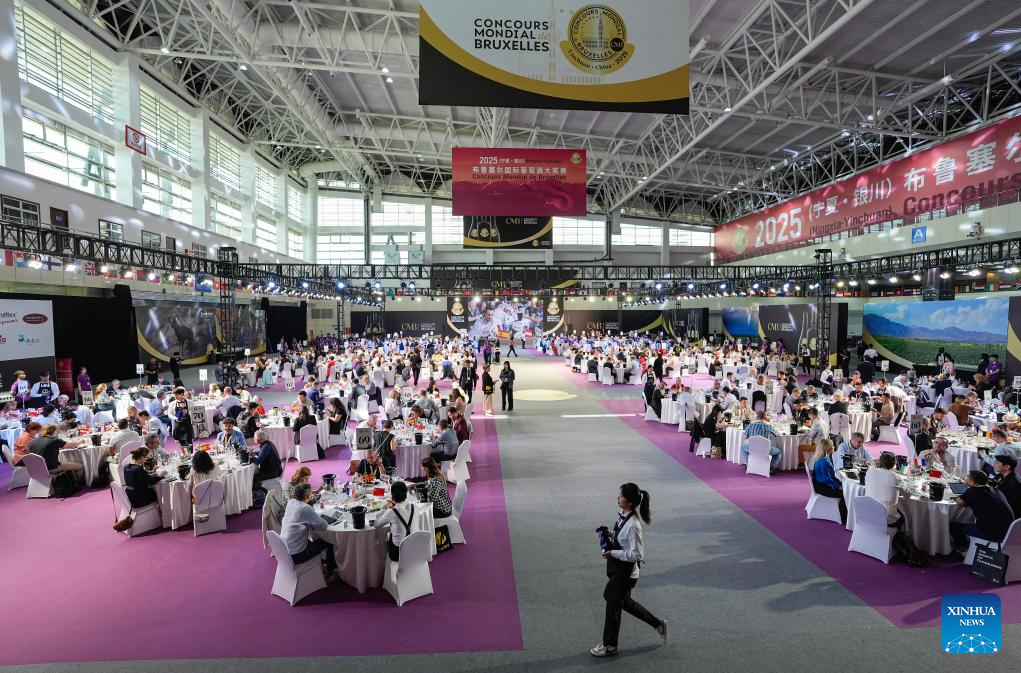 In pics: 32nd Concours Mondial de Bruxelles in Yinchuan, China's Ningxia