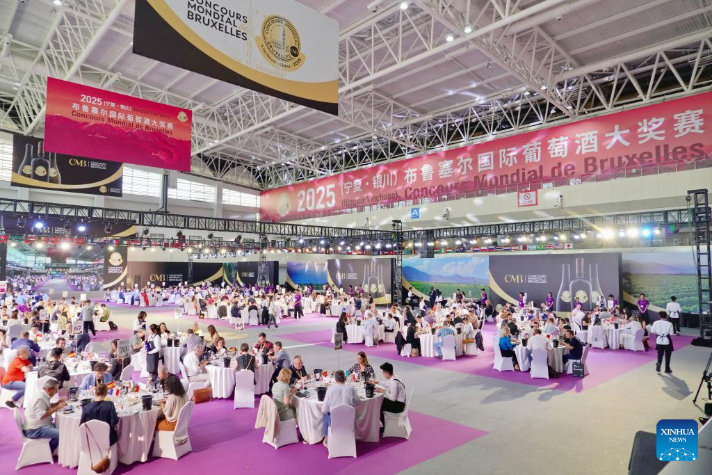 In pics: 32nd Concours Mondial de Bruxelles in Yinchuan, China's Ningxia