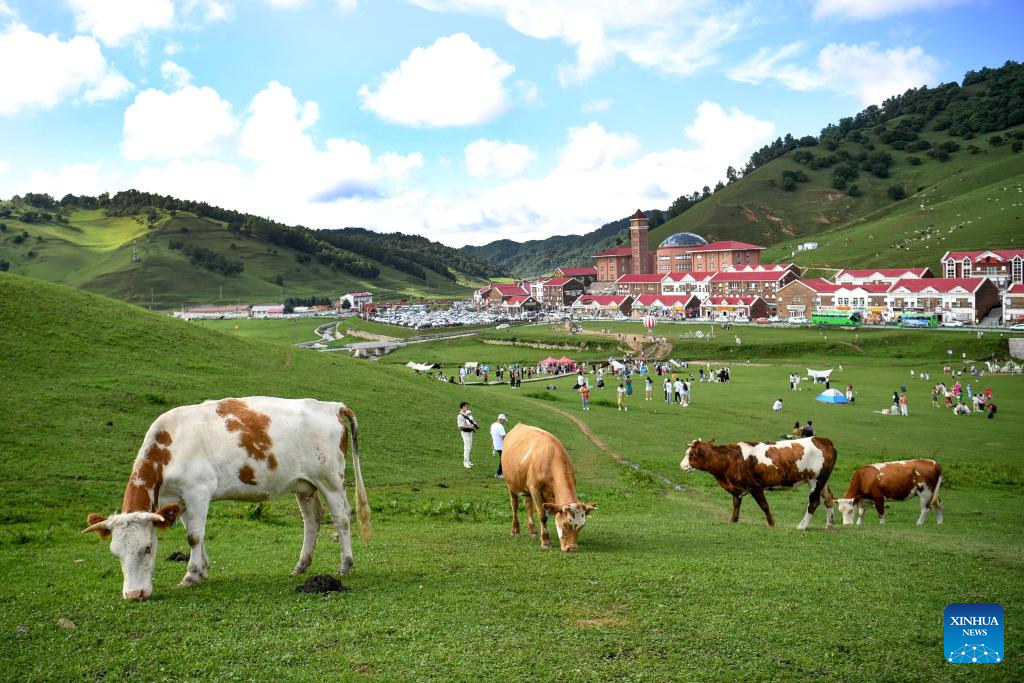 City view of Baoji, China's Shaanxi