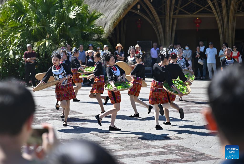 Scenery of Wuzhishan City in south China's Hainan