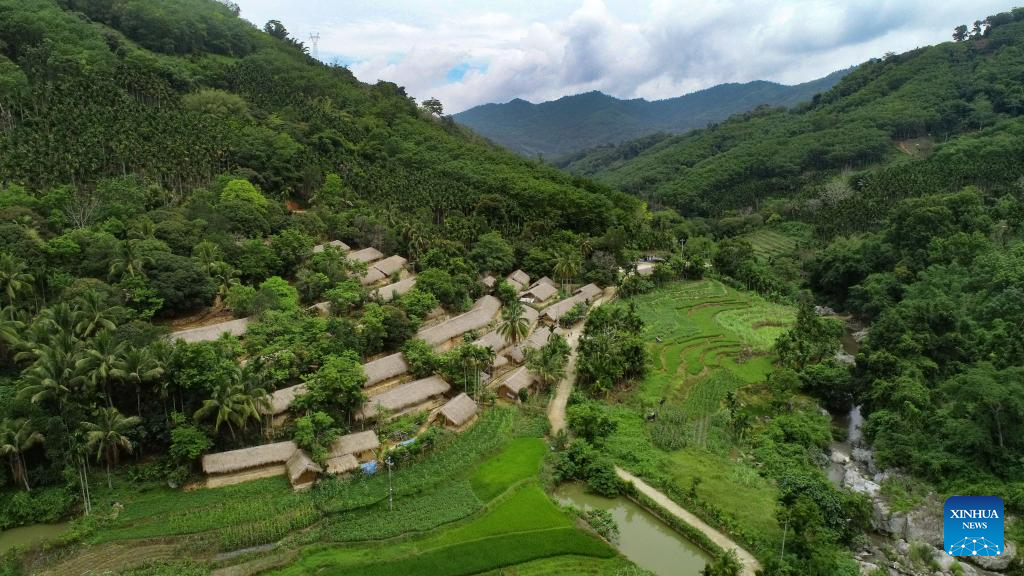 Scenery of Wuzhishan City in south China's Hainan