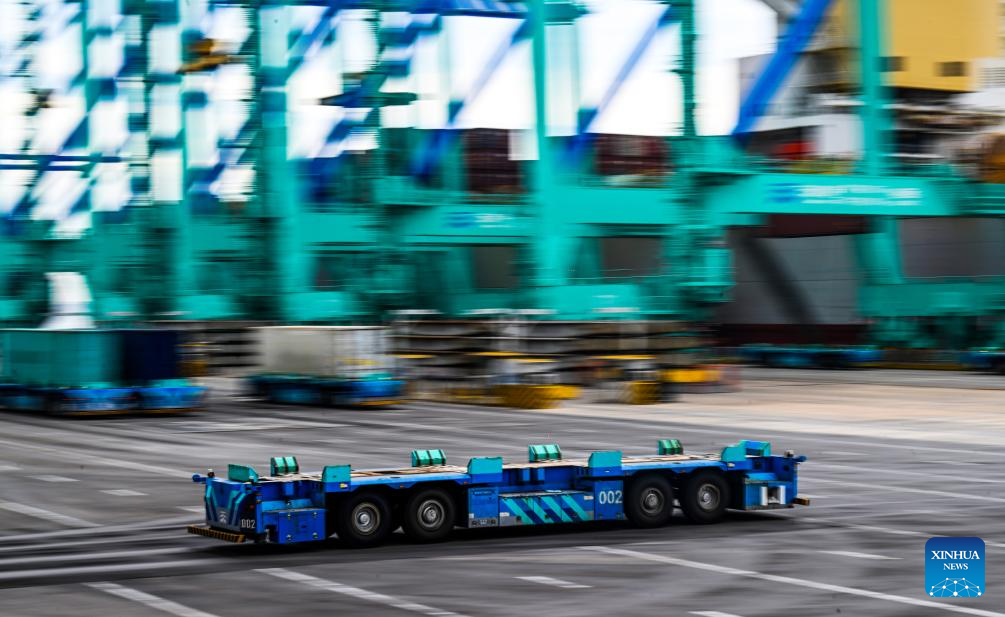 Tianjin Port pursues full-process automation in N China