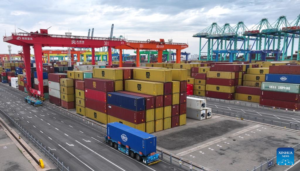 Tianjin Port pursues full-process automation in N China
