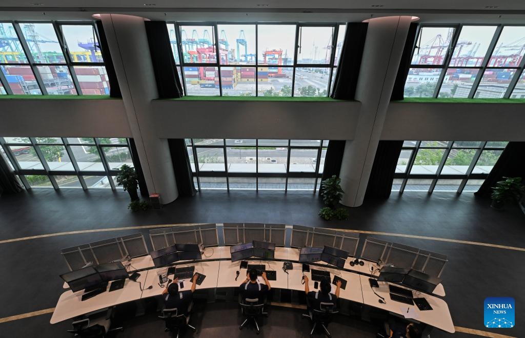 Tianjin Port pursues full-process automation in N China