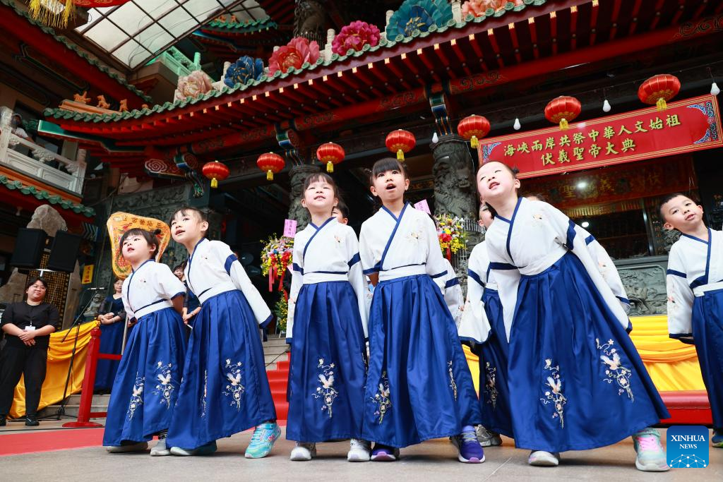 Taiwan holds worship ceremony for mythical ancestor Fuxi