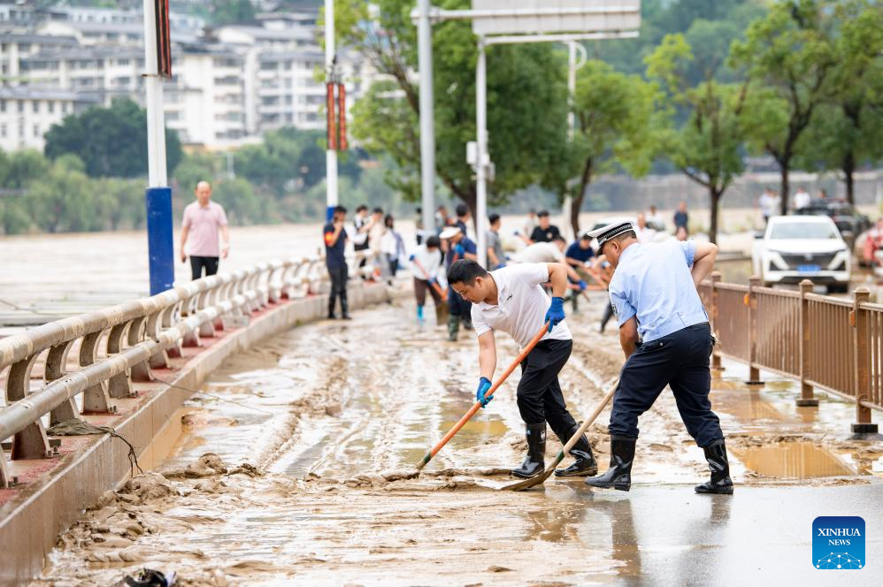 Rescue underway in flood-affected counties of Guizhou