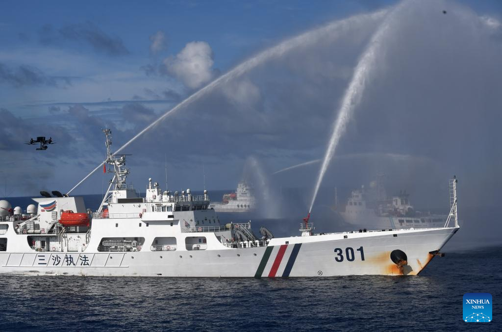Comprehensive maritime emergency rescue drill held in Sansha City, China's Hainan