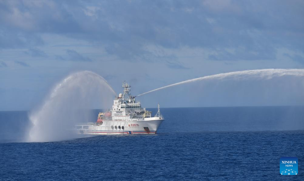 Comprehensive maritime emergency rescue drill held in Sansha City, China's Hainan