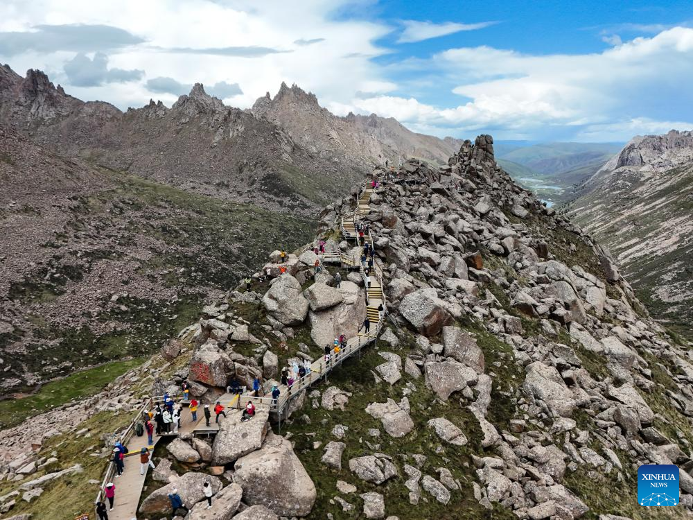 Scenery of Lianbao Yeze scenic spot in China's Sichuan