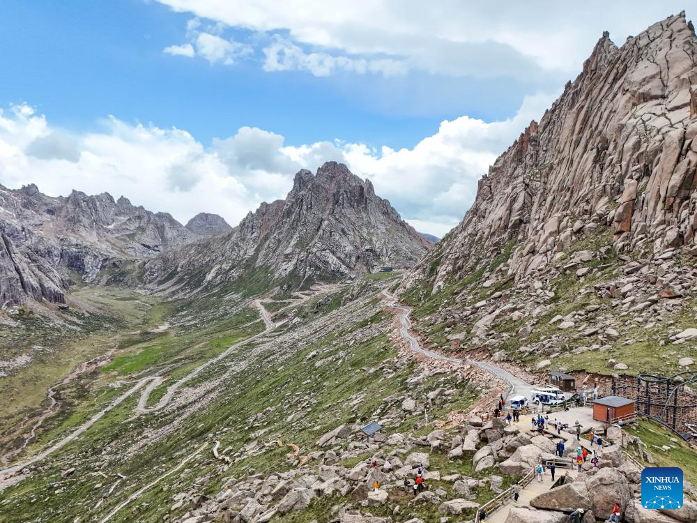 Scenery of Lianbao Yeze scenic spot in China's Sichuan