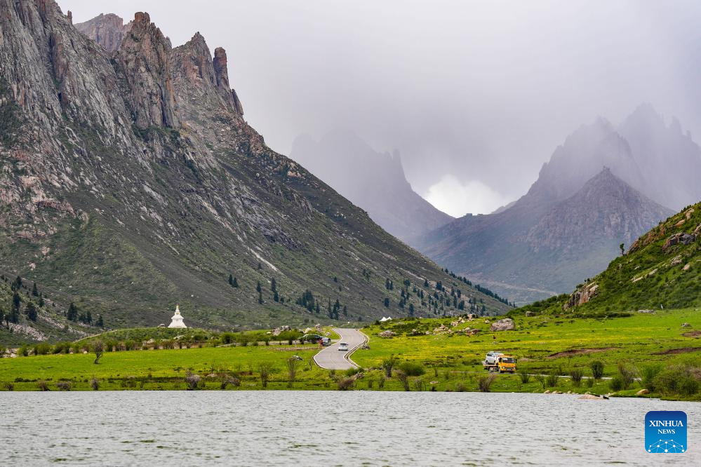 Scenery of Lianbao Yeze scenic spot in China's Sichuan