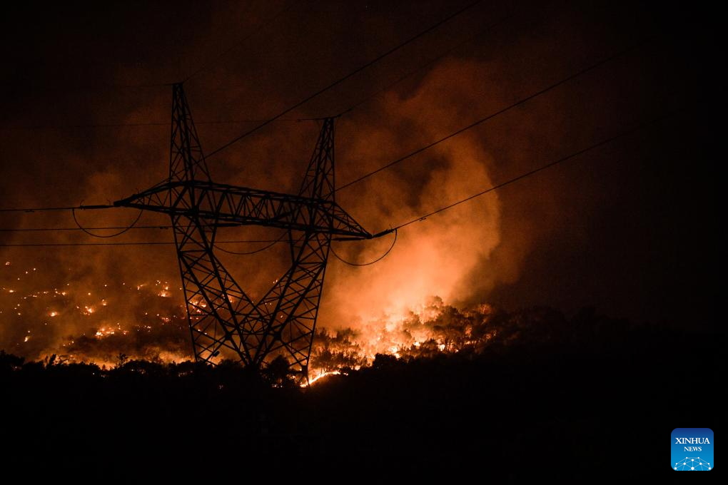 Forest fire breaks out in Türkiye's western province of Izmir